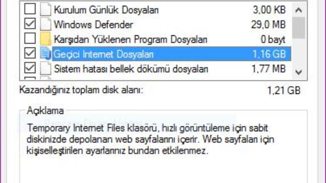 Diskinizde Yer Açmak İçin Yapmanız Gerekenler