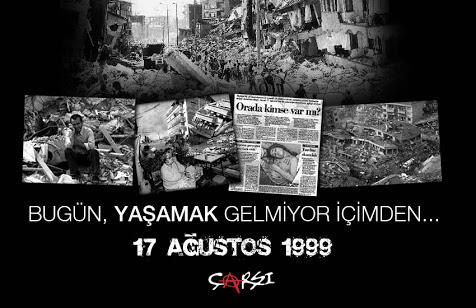 Unutmadık 17 Ağustos 1999'u...