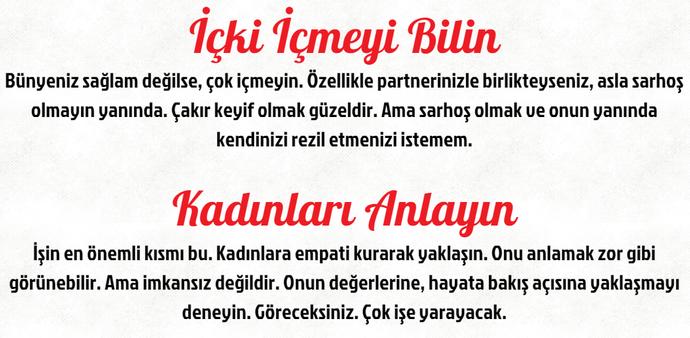 Gerçek Bir Erkeğin Bilmesi ve Yapması Gerekenler