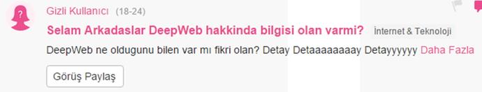 DeepWeb Nedir? Site'nin Gizli Arkasında Neler Var?
