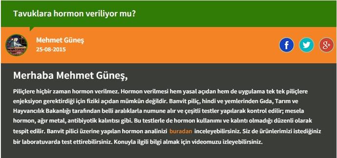Banvit'in Akıllara Durgunluk Veren Soru Cevap Sitesi