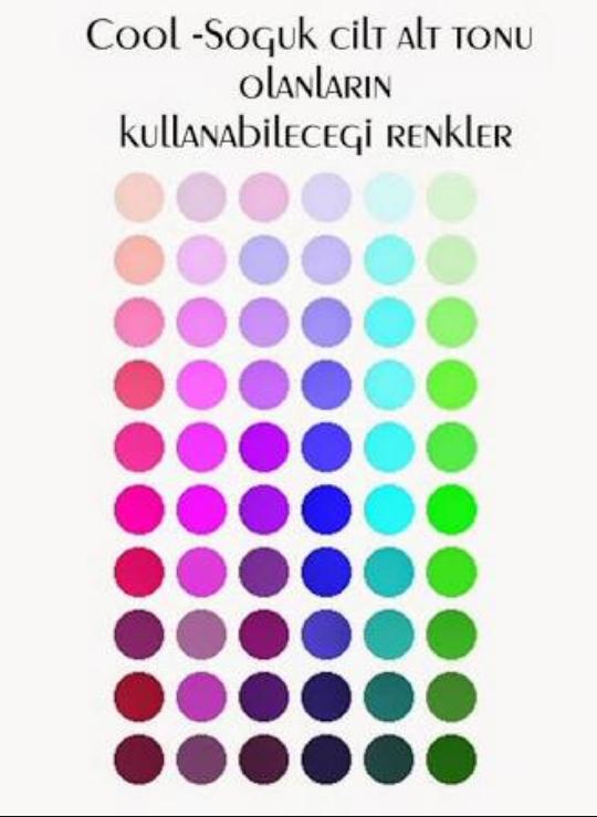 Cilt alt tonunuzu biliyor musunuz?