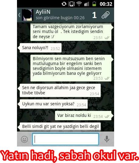 Yılışık Whatsapp Aşkları