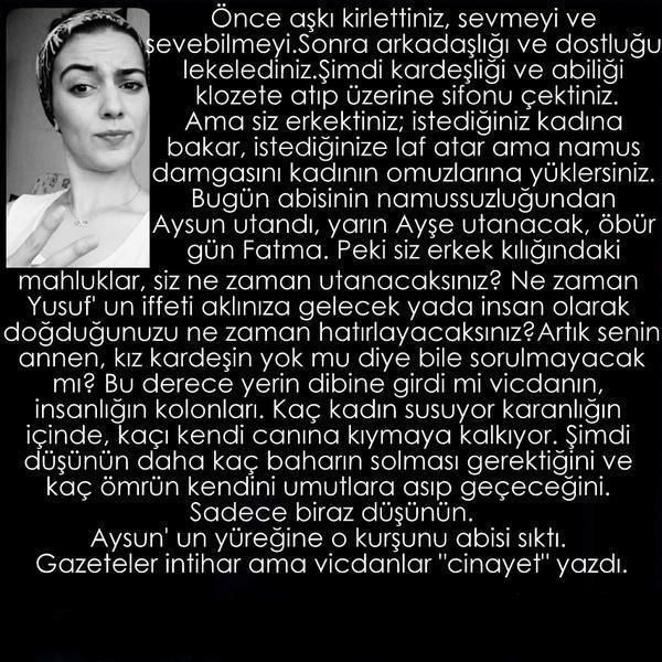 Kafanı Kadının Bacak Arasından Çıkar! Namusu Arayacak Başka Yerler Var!