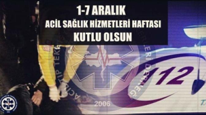 1-7 Aralık Acil Sağlık Hizmetleri Haftası Kutlu olsun🚑💉💊