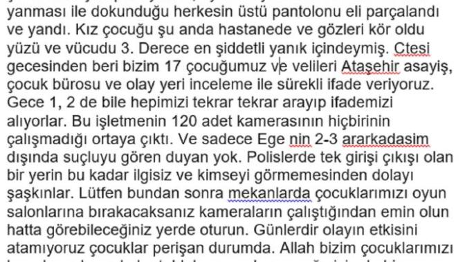 Develi'de Asitli Saldırı