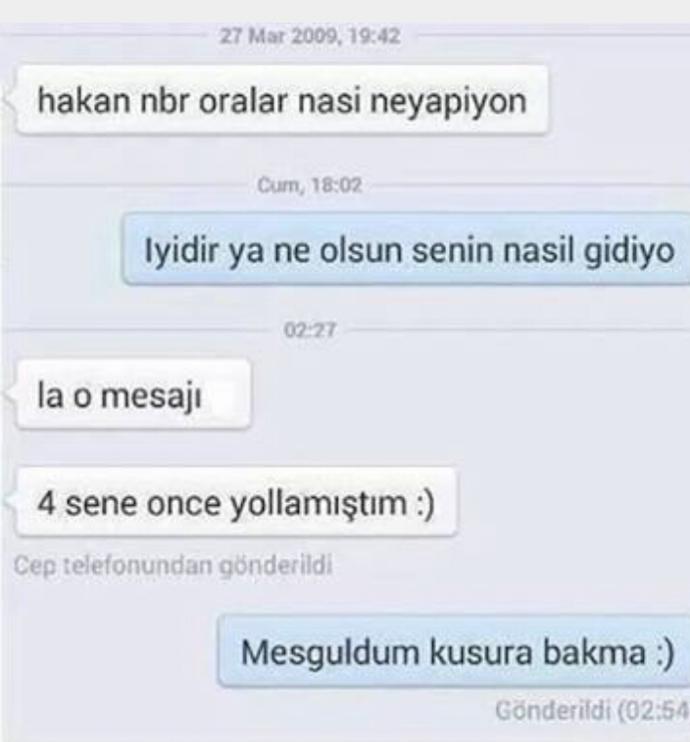 WhatsApp'tan İlişki Muhabbetleri