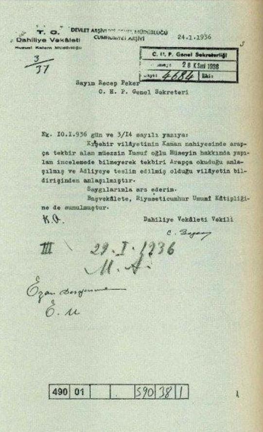 TEK PARTİ DÖNEMİ (CHP) SATILAN CAMİLER BELGELİ