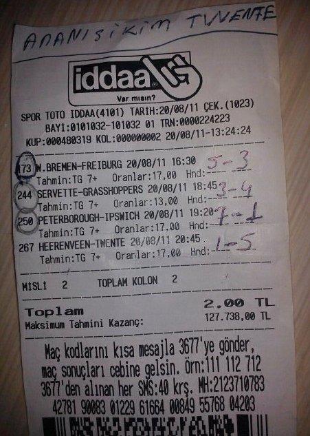 Felaket Yaratmış 5 İddaa Takımı