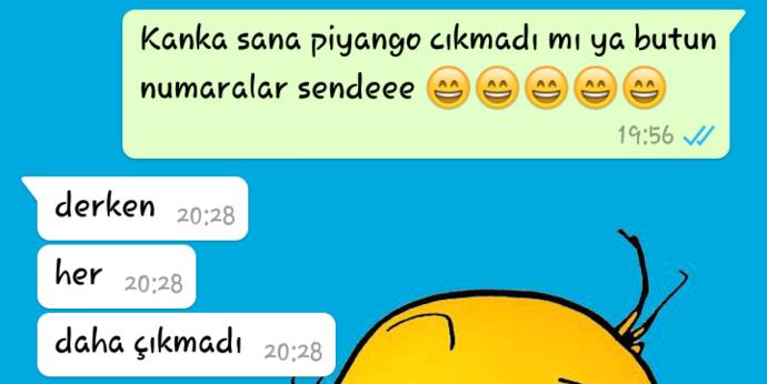 #beren18 'in whatsapp diyaloğu