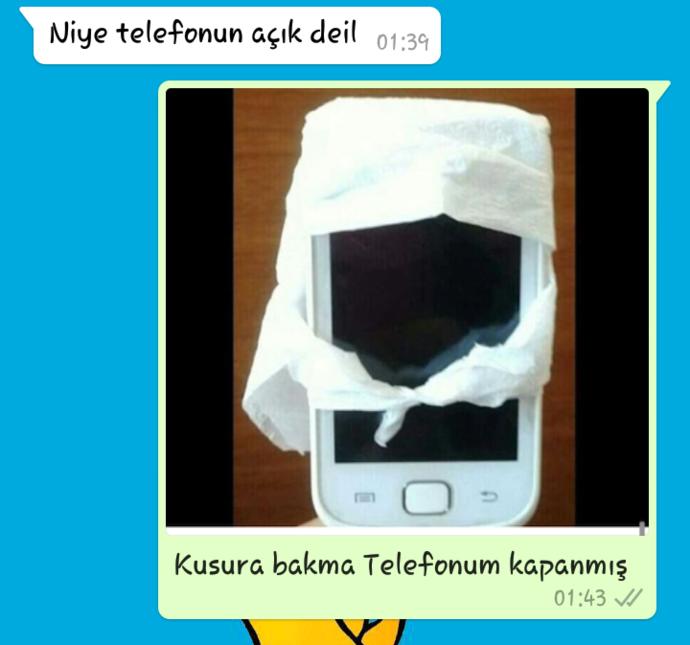 #beren18 'in whatsapp diyaloğu