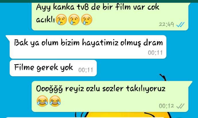 #beren18 'in whatsapp diyaloğu