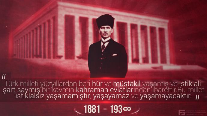 `` Büyük ölülere matem gerekmez, fikirlerine bağlılık gerekir... `` Türkiye`nin Atatürk Kaynakları