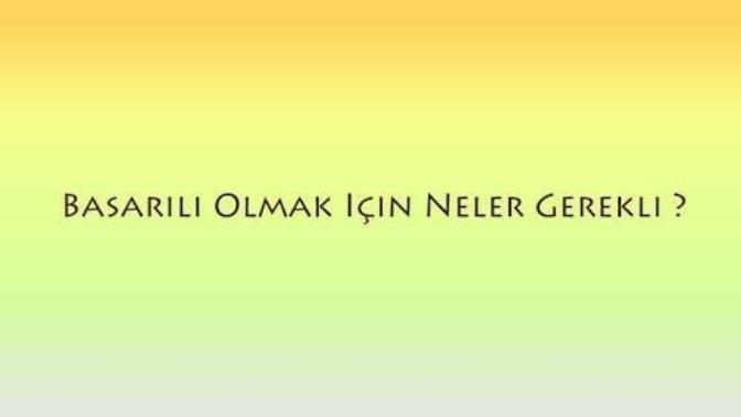 Başarılı Bir Öğrenci Hayatı İçin Tavsiyeler