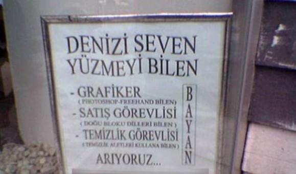 Yurdum İnsanından İlginç İş İlanları