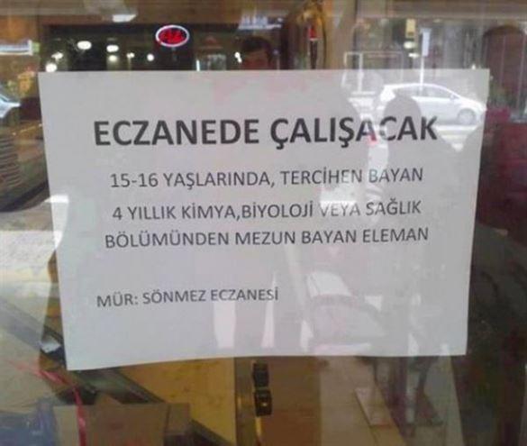 Yurdum İnsanından İlginç İş İlanları