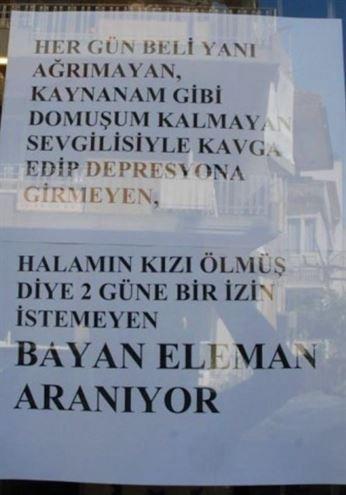 Yurdum İnsanından İlginç İş İlanları