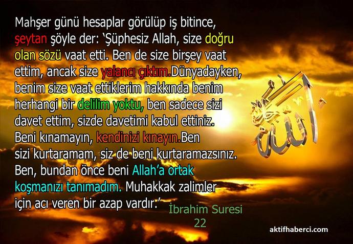 Kıyamet ve Hesaplaşma Mahşer