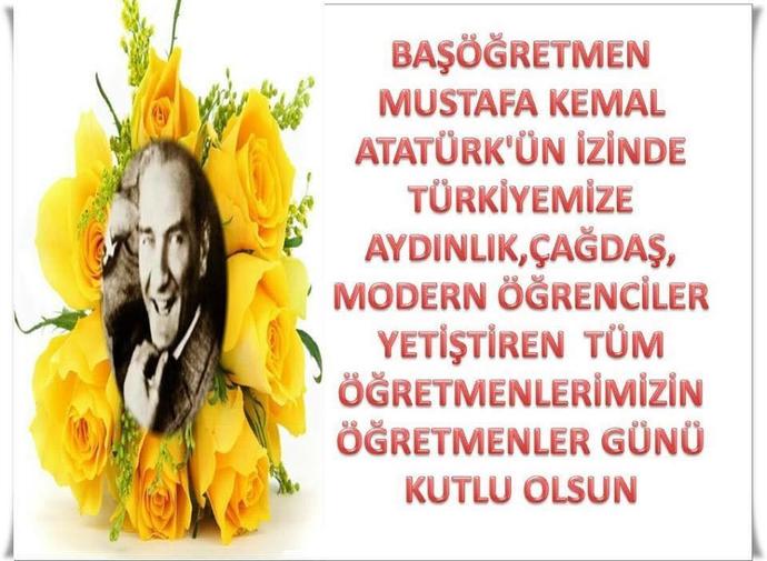 Öğretmenler Gününüz Kutlu Olsun