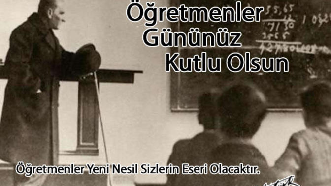 Öğretmenler Gününüz Kutlu Olsun 