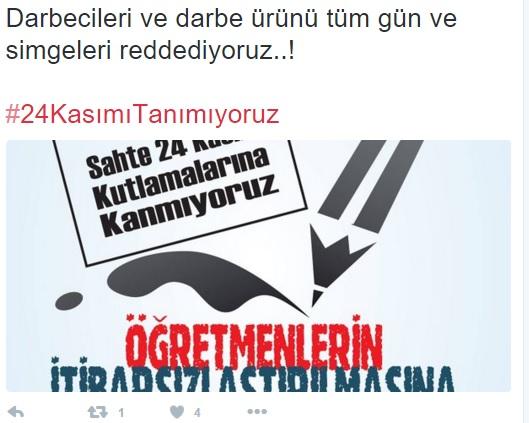 Öğretmenler Günü Etiketi #24KasımıTanımıyoruz Hakkında