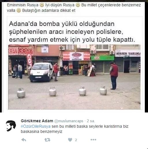Düşürülen Rus Uçağı Hakkında Twitter'dan En İyi Tweetler
