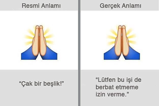 Çok Kullandığımız Ama Anlamlarını Yanlış Bildiğimiz 12 Emojinin Gerçek Anlamı