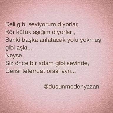 Bizi Olduğumuz Gibi Kabul Edin !