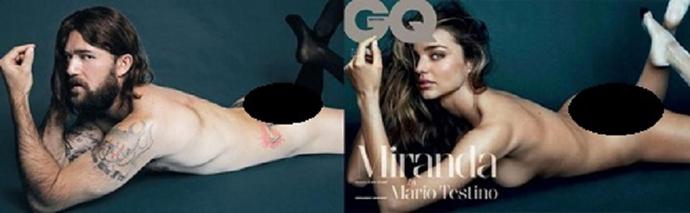 "Miranda Kerr mi, Ben mi?" Diyen Adam :)