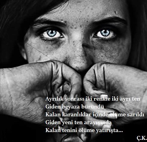 Kısa sürede birbirinizi çok sevdiniz. Sen sevdiğinle kaldın o nefret etmekle...