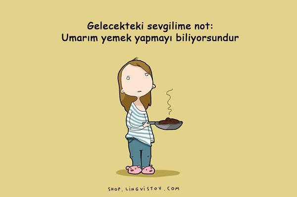 Yalnız Olan Kadınların Düşüncelerini Anlatan Eğlenceli ve Düşündürücü İllüstrasyonlar!