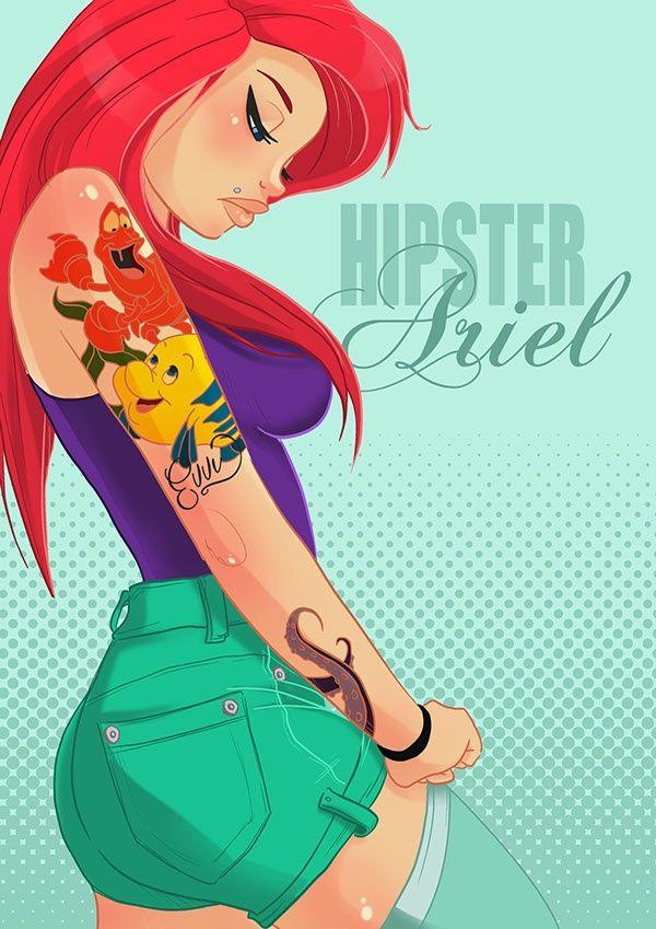 Disney Prenses ve Karakterlerini Hiç Böyle Görmediniz