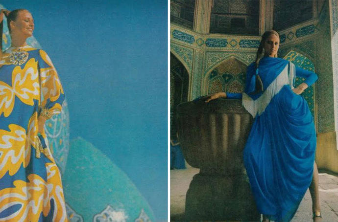 İranlı Kadınların 1970'lerde Nasıl Giyindiğini Belgeleyen Moda Dergileri
