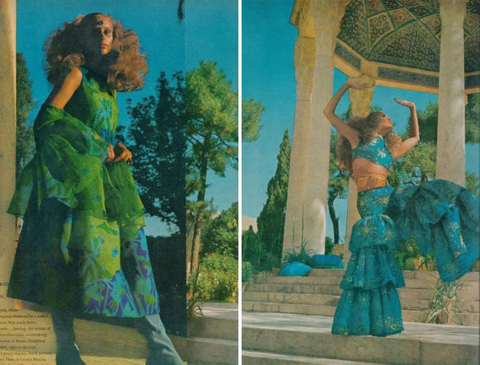 İranlı Kadınların 1970'lerde Nasıl Giyindiğini Belgeleyen Moda Dergileri