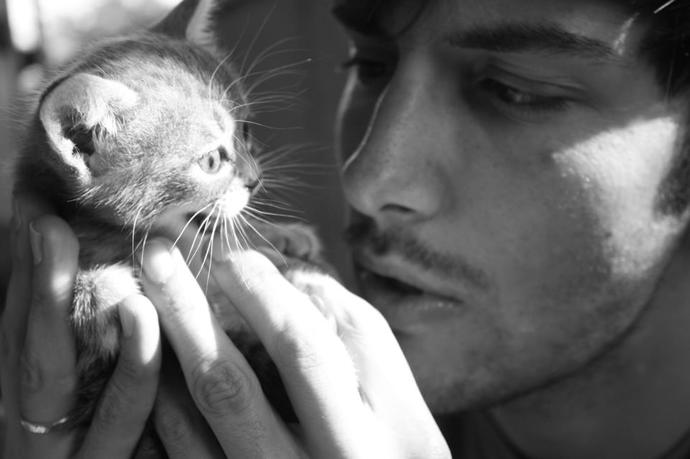 Kedi Besleyen Erkek Çekiciliği