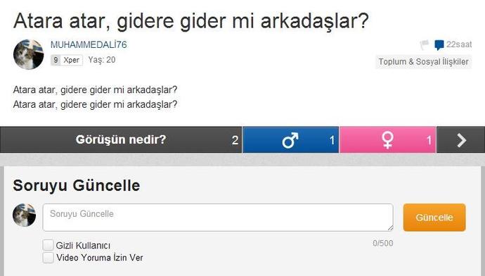 KizlarSoruyor'da Beklediğim Özellikler!