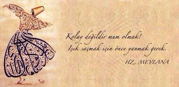Işık saçmak için önce yanmak gerek...