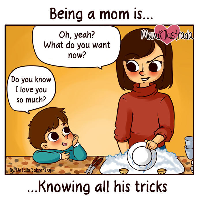 Bir Anne, Annelerin Her Gün Yaşadığı Problemleri Anlatan Harika İllüstrasyonlar Çizmiş <3