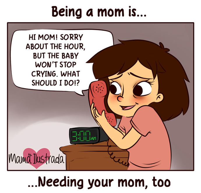 Bir Anne, Annelerin Her Gün Yaşadığı Problemleri Anlatan Harika İllüstrasyonlar Çizmiş <3