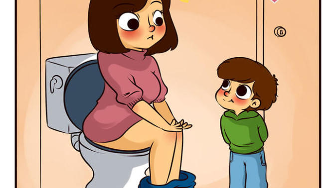 Bir Anne, Annelerin Her Gün Yaşadığı Problemleri Anlatan Harika İllüstrasyonlar Çizmiş <3
