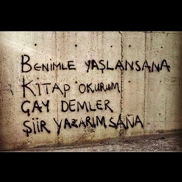 Bir Duvara Şiir Olamadık Seninle Be Sevgili
