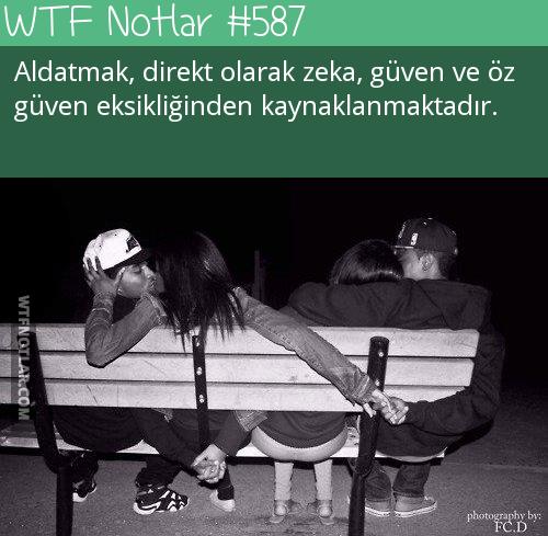 Aldatmanın Bahanesi Olmaz Olamaz.