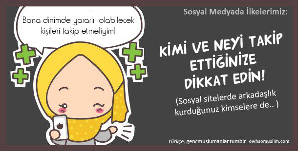 Sosyal Medyada İlkelerimiz (Sevimli Karikatürlerle Anlatımlar)