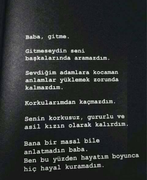 Sen Nereden Bileceksin Baban Varken Babasız Olmayı!