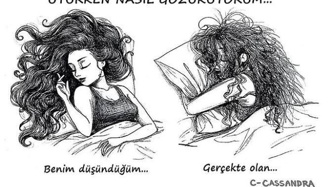Bir Kadının Gündelik Hayatındaki 12 Hali :)