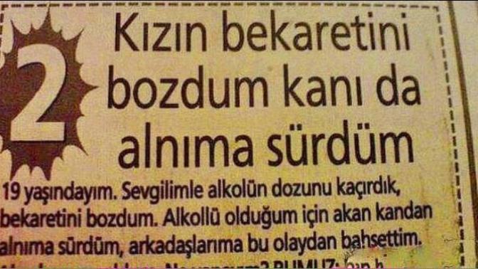 Bekaret Dediğin Tek Dişi Kalmış Canavar