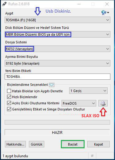 Her Bilgisayar Kullanıcısı'nın Cebinde Olması Gereken Şey :) SLAX