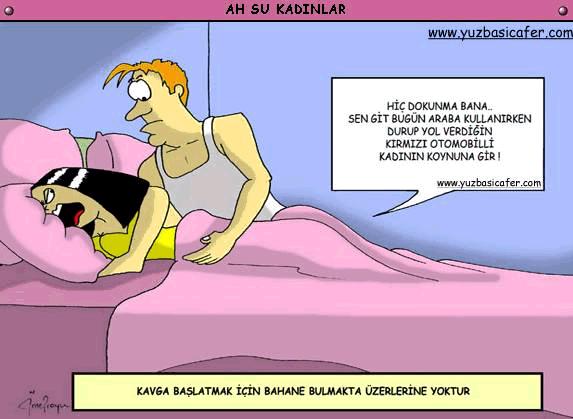 Kadınların Kıskançlık Durumunu Anlatan 5 Karikatür