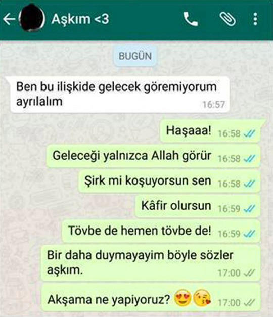 Birbirinden Eğlenceli Whatsapp Diyalogları