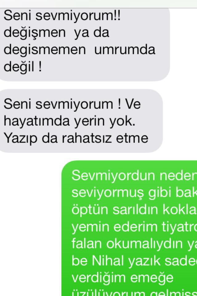 Ayrılığın soğuk pençesinden geriye kalan güzel sözlerimi sizlerle paylaşmak istedim.